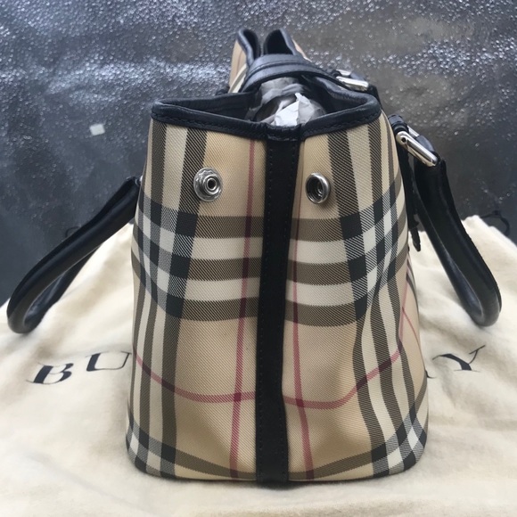 Authentic Burberry Satchel Purse - Picture 7 of 11